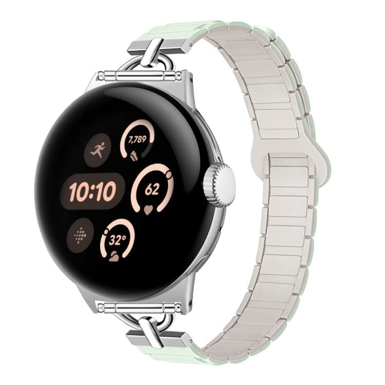 D-shaped Tri-beads Magnetic Silicone Watch Band