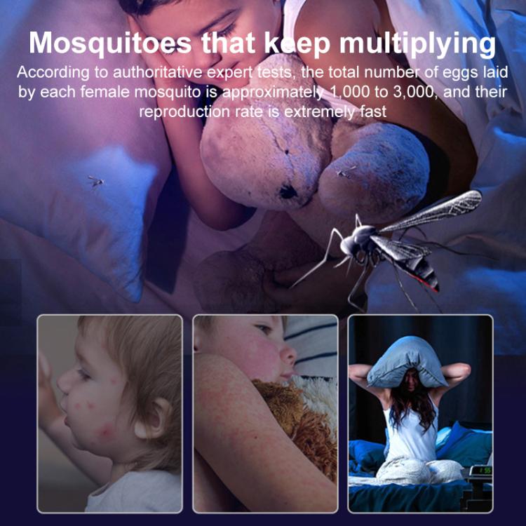Rechargeable Camping Electric Mosquito Killer Lamp — White