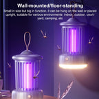Rechargeable Portable Light Trapping Electric Mosquito Killer Lamp — White