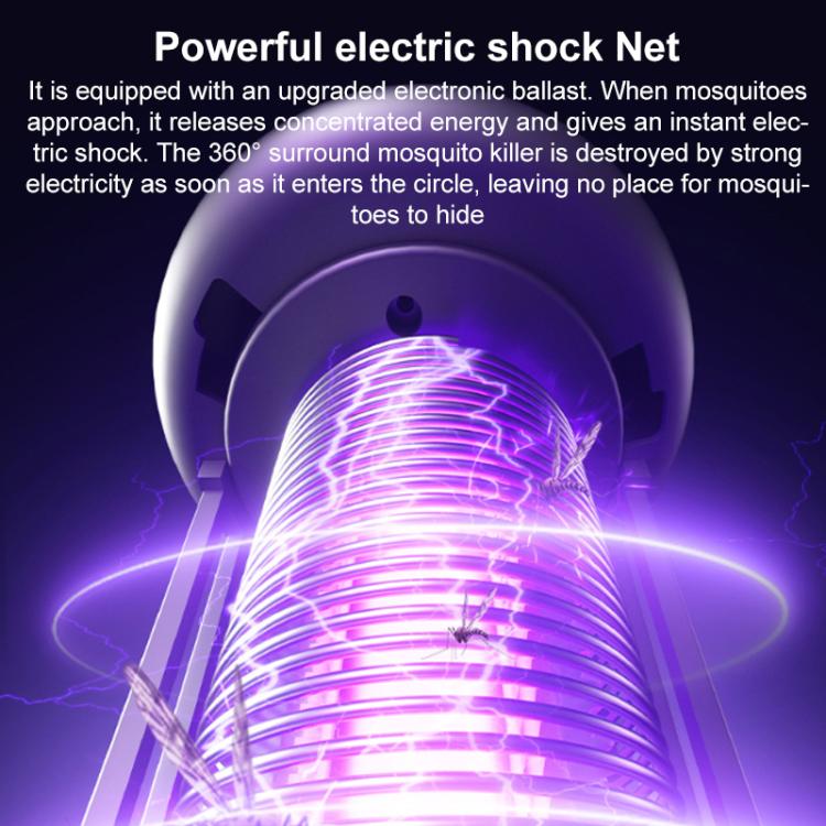 Rechargeable Portable Light Trapping Electric Mosquito Killer Lamp — view 6