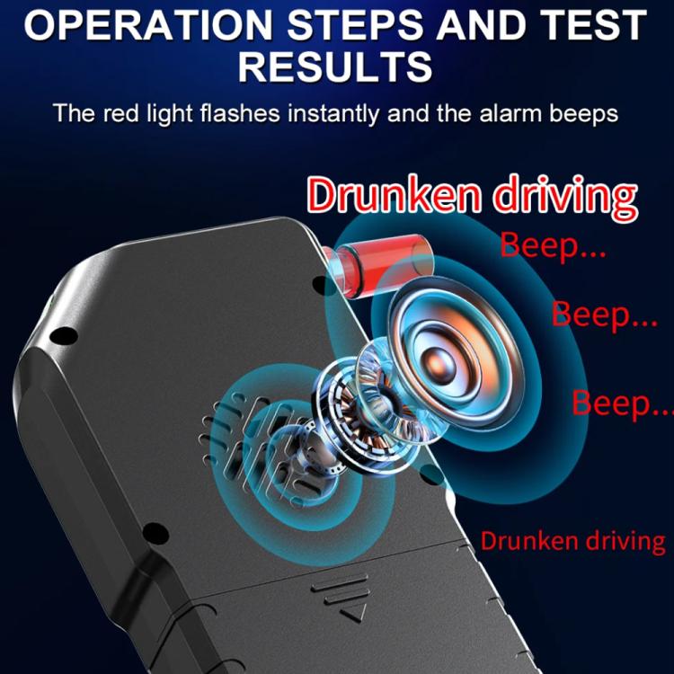 Home Digital Display Blow-type Alcohol Tester Alcohol Detector