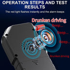 Home Digital Display Blow-type Alcohol Tester Alcohol Detector
