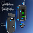 D2000 HD IPS Screen Portable Blow-Type High-Precision Alcohol Content Tester