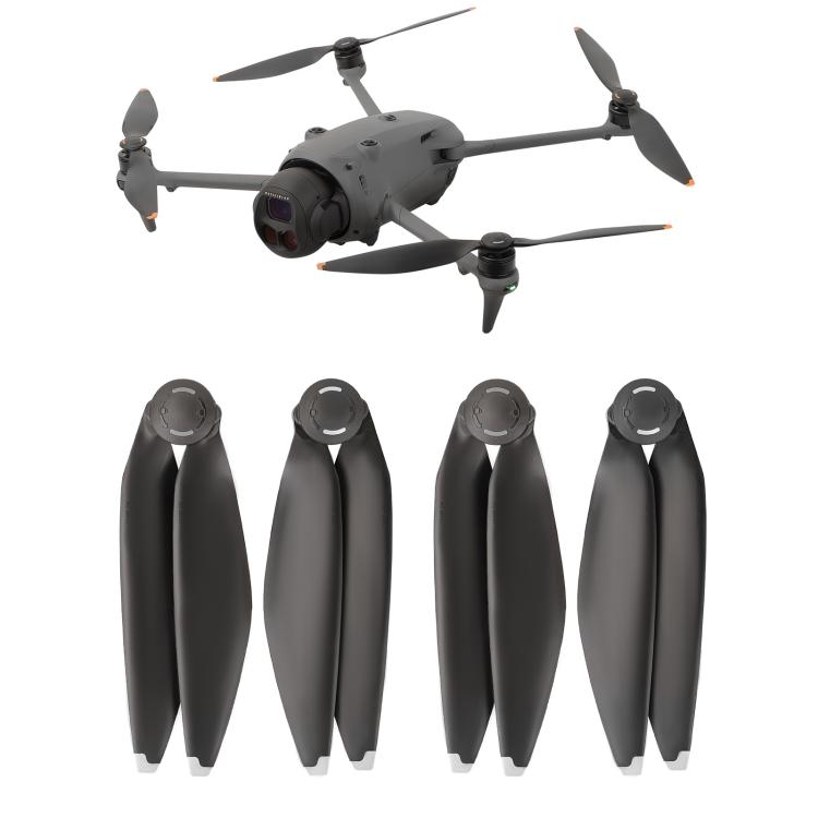 For DJI Mavic 4 Pro Sunnylife 1158F Quick-Release Propellers Blades — Silver Tip