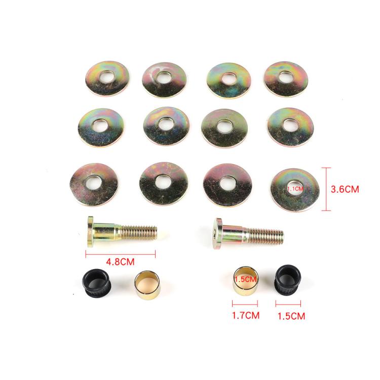 9pcs / Set Car Door Striker Bolt Kit for Freightliner Century / Columbia / FLD A1837204000