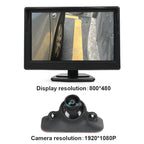 1080P 5 inch HD Display Screen Side Front Blind Spot Camera Image Assistance System Kit — view 4