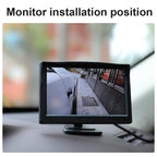 1080P 5 inch HD Display Screen Side Front Blind Spot Camera Image Assistance System Kit — view 7