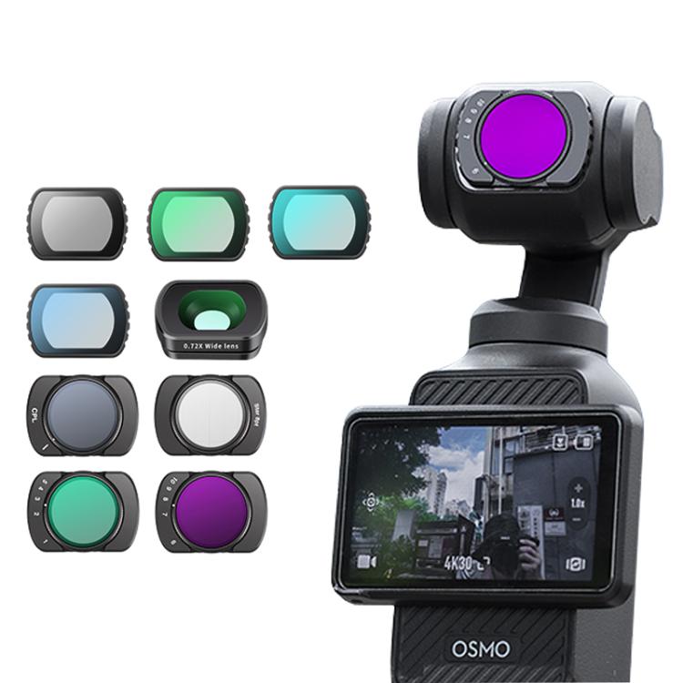 For DJI Osmo Pocket 3 Camera Lens Filter — Adjustable STAR