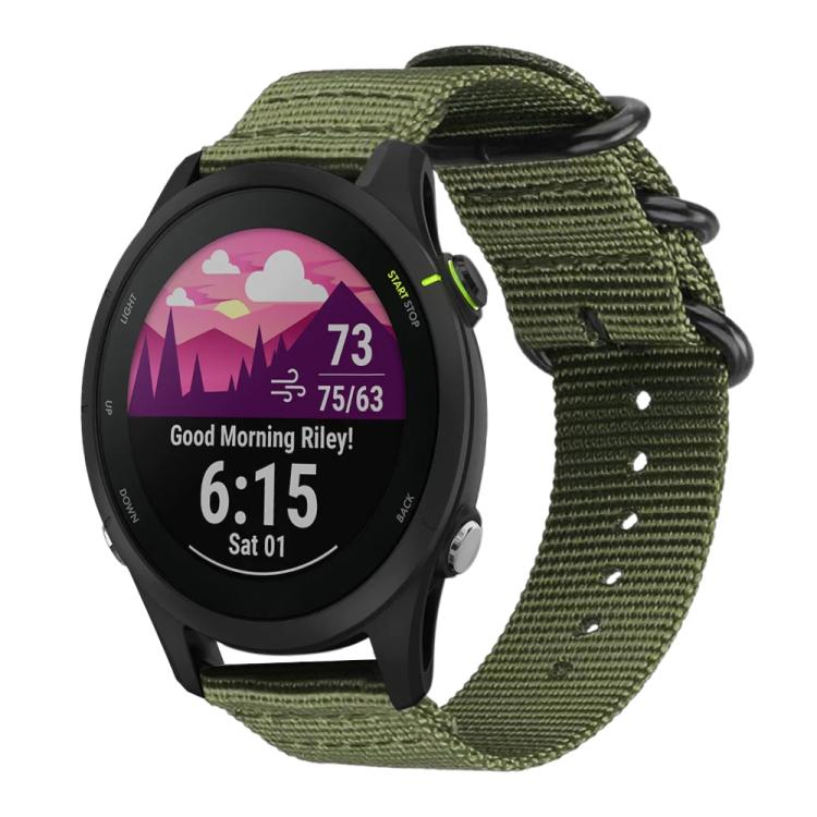 xDfind Ring Buckle Nylon Canvas Watch Band