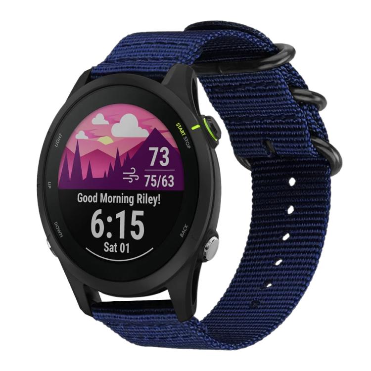 xDfind Ring Buckle Nylon Canvas Watch Band — 22mm