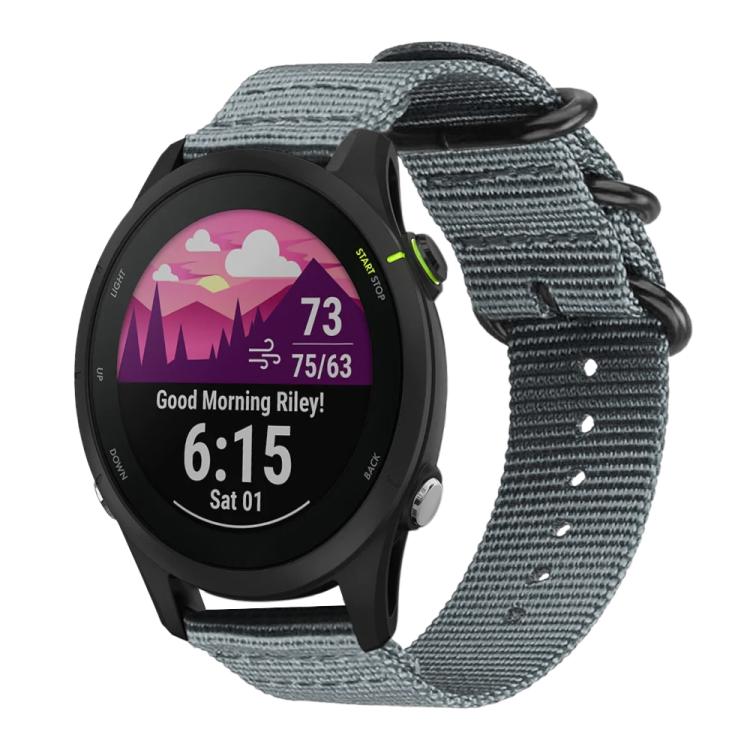 xDfind Ring Buckle Nylon Canvas Watch Band — 20mm