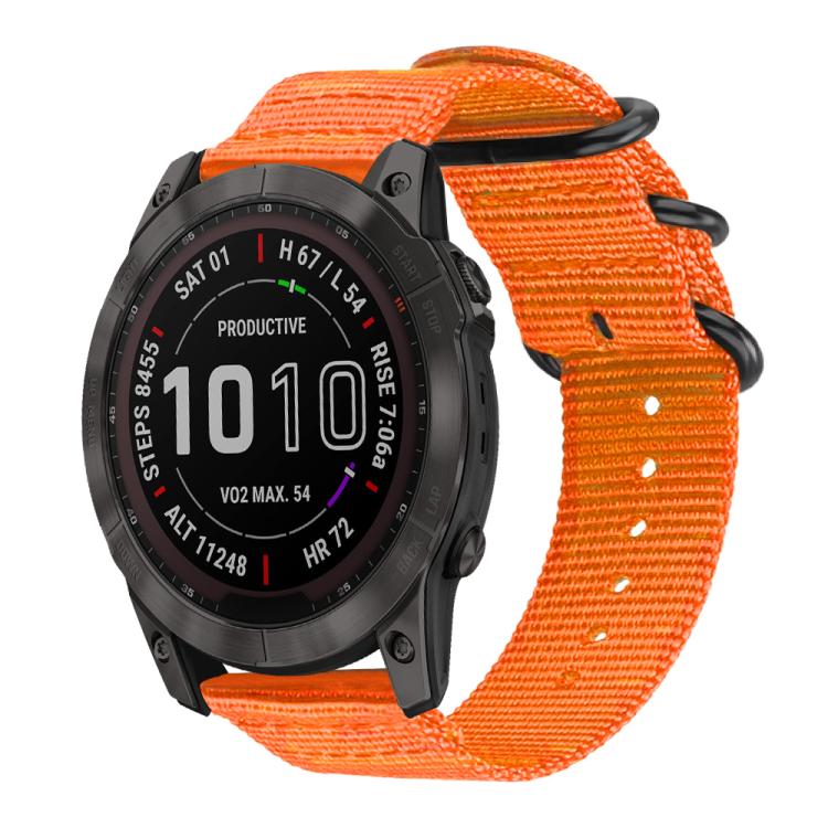 xDfind Ring Buckle Nylon Canvas Watch Band — Khaki