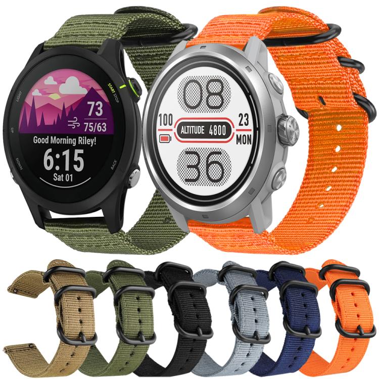 xDfind Ring Buckle Nylon Canvas Watch Band — view 24