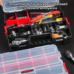 Hardware Parts Portable Multi-functional Compartment Storage Box