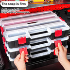 Hardware Parts Portable Multi-functional Compartment Storage Box