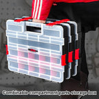Hardware Parts Portable Multi-functional Compartment Storage Box