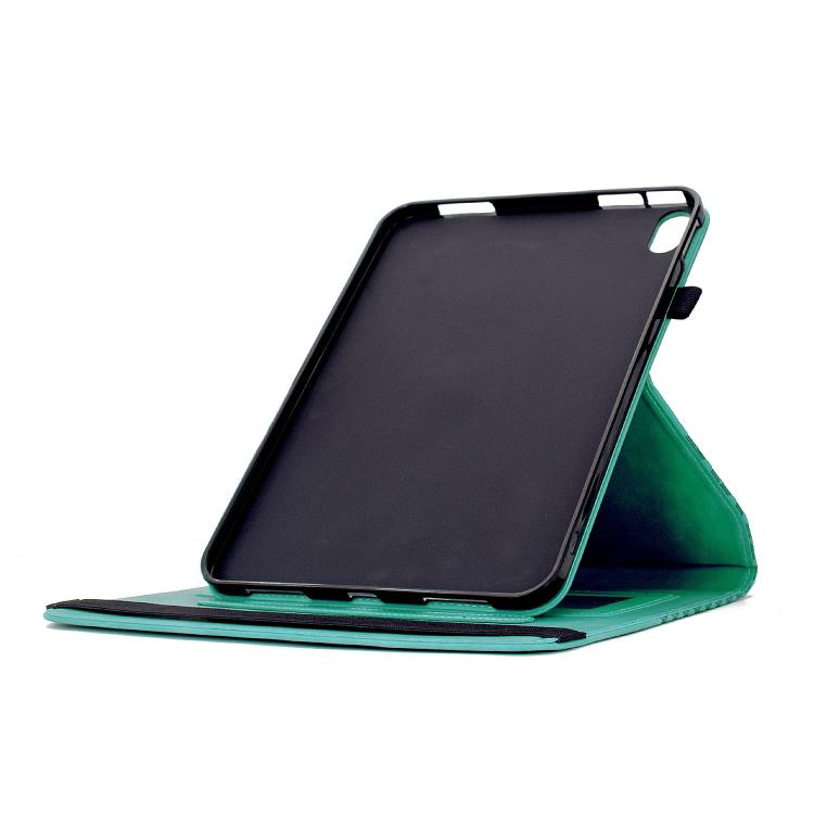 Rotatable Rhombus Embossed Smart Leather Tablet Case — For iPad 9.7 2018 / 2017 / Air 2 / 1