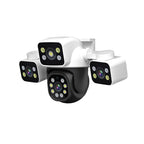 ESCAM PT223 3x4MP HD Motion Detection WiFi Three-screen PTZ IP Camera