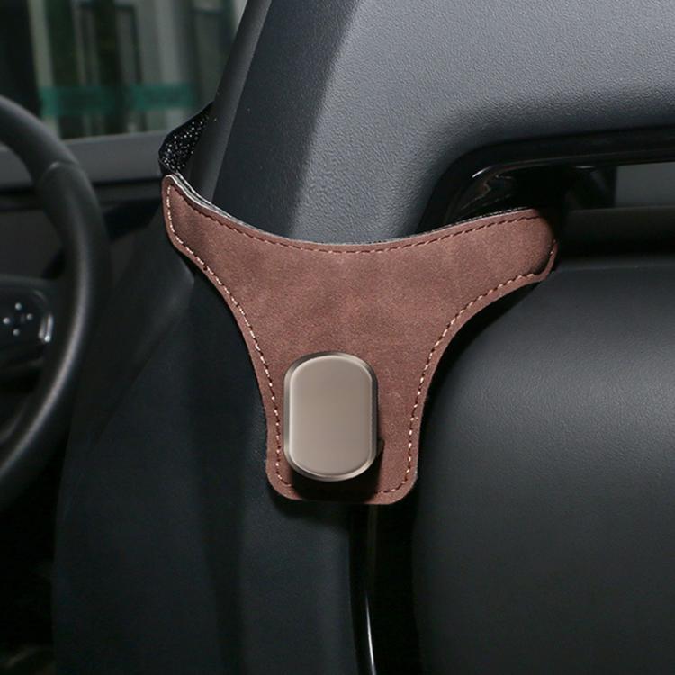 Car Sports Seat Back Hanger Hook — Brown