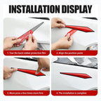 4pcs / Set Car Door Anti-collision PVC Strip, Size: 15x2.5cm