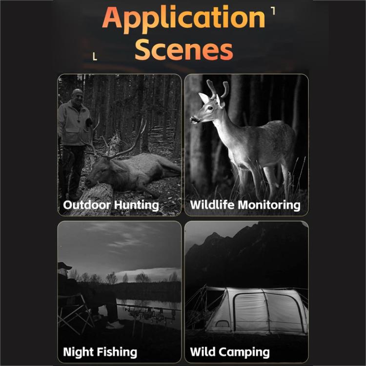 FNIRSI NVS-40 Small Portable Outdoor 4K Full Color HD Infrared Binocular Night Vision Device