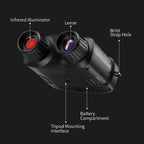 FNIRSI NVS-40 Small Portable Outdoor 4K Full Color HD Infrared Binocular Night Vision Device