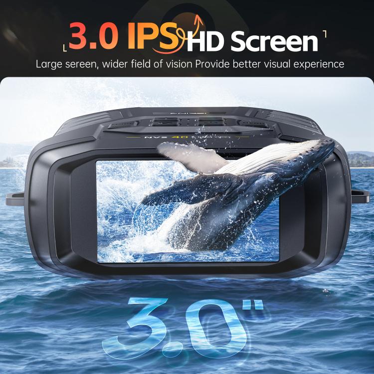 FNIRSI NVS-40 Small Portable Outdoor 4K Full Color HD Infrared Binocular Night Vision Device