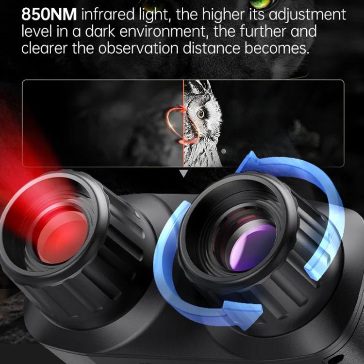 FNIRSI NVS-40 Small Portable Outdoor 4K Full Color HD Infrared Binocular Night Vision Device