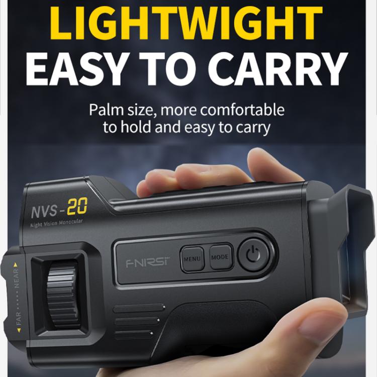 FNIRSI NVS-20 Small Portable Outdoor 4K Full Color HD Infrared Night Vision Device