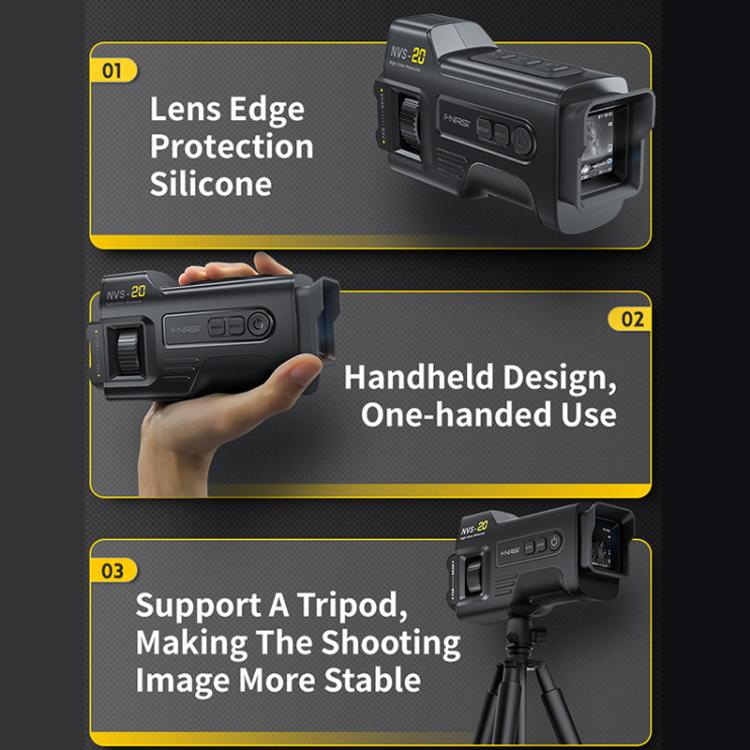 FNIRSI NVS-20 Small Portable Outdoor 4K Full Color HD Infrared Night Vision Device