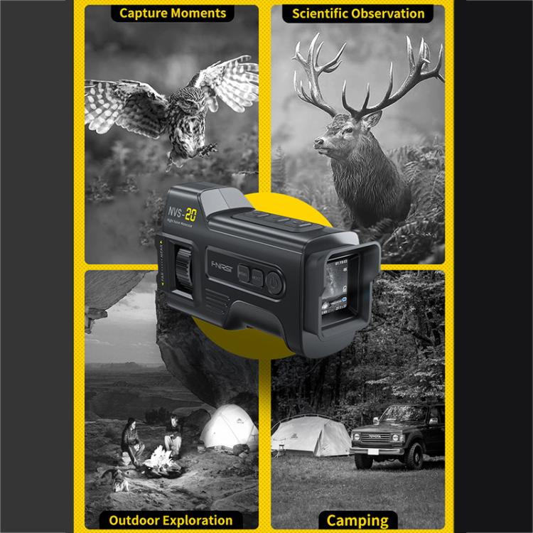 FNIRSI NVS-20 Small Portable Outdoor 4K Full Color HD Infrared Night Vision Device