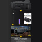 FNIRSI NVS-20 Small Portable Outdoor 4K Full Color HD Infrared Night Vision Device