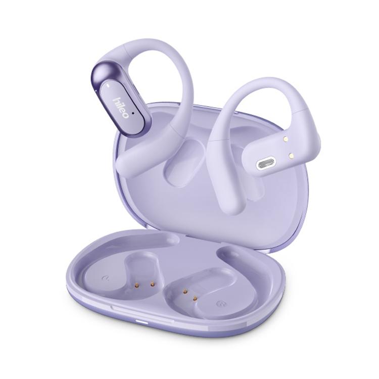 Hileo Hi95 Open-Ear Bluetooth Stereo Music Wireless Earphones — Purple