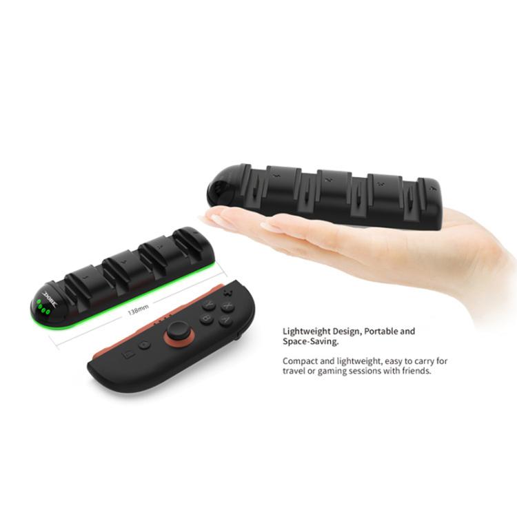 For Nintendo Switch 2 Handle 4 in 1 Charging Station with LED Display Light