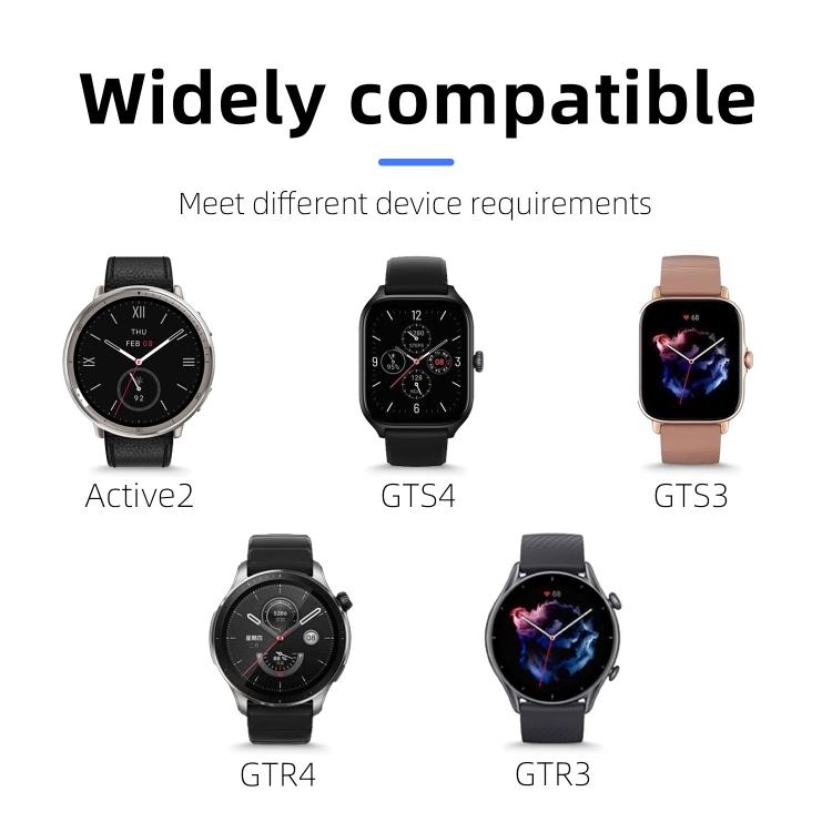 xDfind Portable Smart Watch Type-C / USB-C Port Charging Adapter, For Amazfit GTR3 / GTS3 / GTR4 / GTS4
