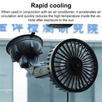 Multifunctional Car Suction Cup Fan 360 Degree Rotation Adjustable Single Head Fan — view 5