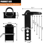 Hitch Pin Trailer Traction Connection Accessories, Car Stake Pocket D-Ring