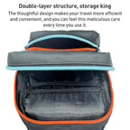 For Nintendo Switch 2 iPlay HBS-2844 Colorblock Crossbody Game Console Storage Bag