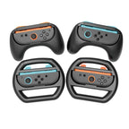 For Nintendo Switch 2 iPlay HBS-2870 4 in 1 Controller Grip Steering Wheel Combination