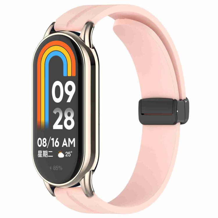 xDfind Folding Buckle Silicone Watch Band — Light Grey