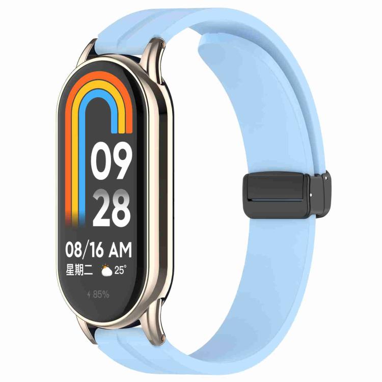 xDfind Folding Buckle Silicone Watch Band — Pine Green