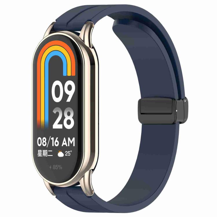 xDfind Folding Buckle Silicone Watch Band — Yellow