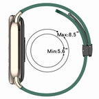 xDfind Folding Buckle Silicone Watch Band