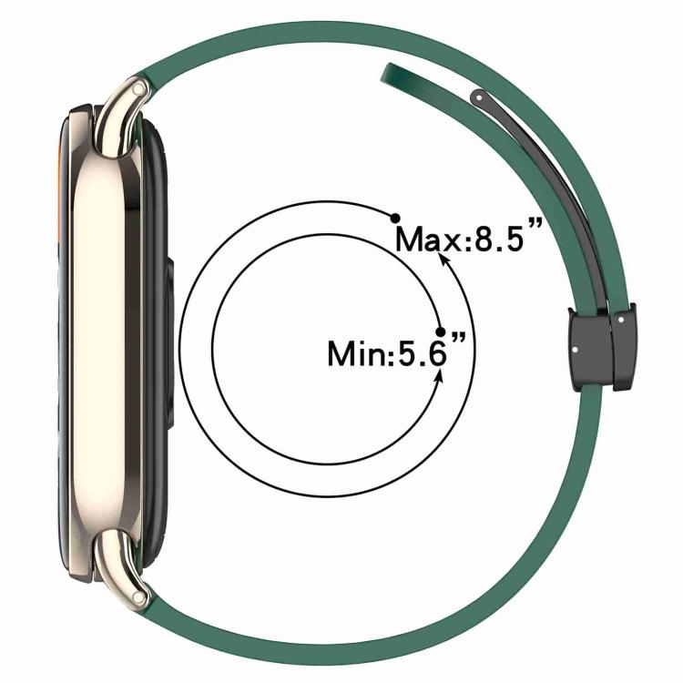 xDfind Folding Buckle Silicone Watch Band