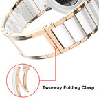 Ceramic Quick Release Folding Buckle Stainless Steel Watch Band — view 10