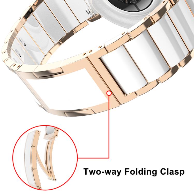 Ceramic Quick Release Folding Buckle Stainless Steel Watch Band — view 10
