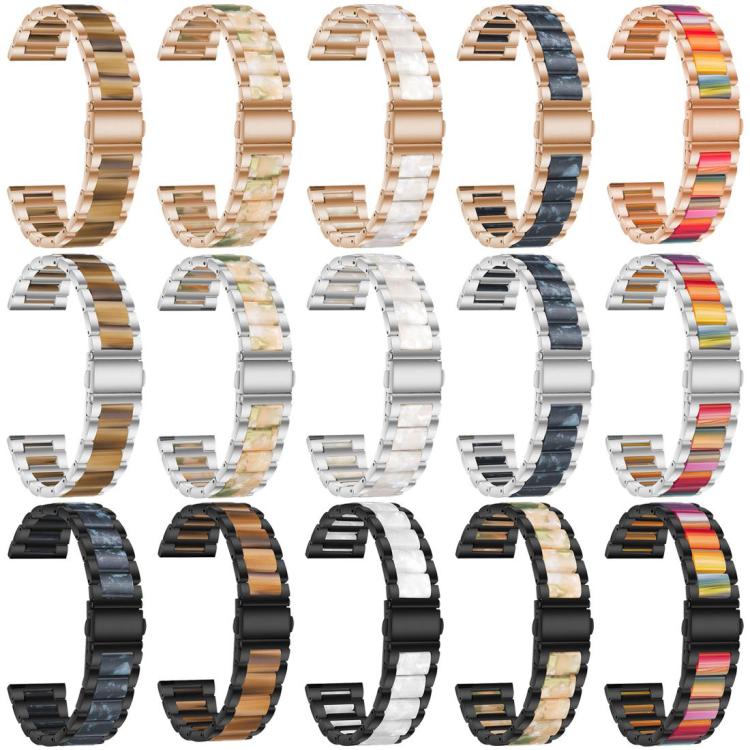 xDfind Three Beads Metal Resin Watch Band