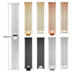 xDfind Fish Scale Texture Metal Watch Band