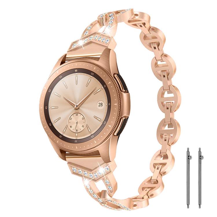 xDfind Diamond Stainless Steel Watch Band — Gold