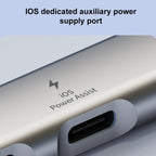 USB / Type-C / 8 Pin to 3.5mm, PD, 2 x USB, Type-C HUB Adapter 5 in 1 Docking Station — view 6